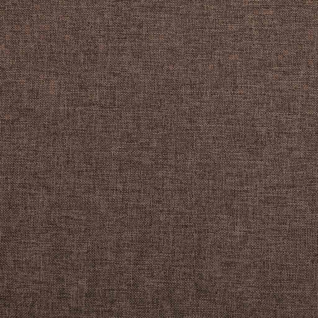 Linen-Look Blackout Curtains with Grommets 2pcs Taupe 140x245cm