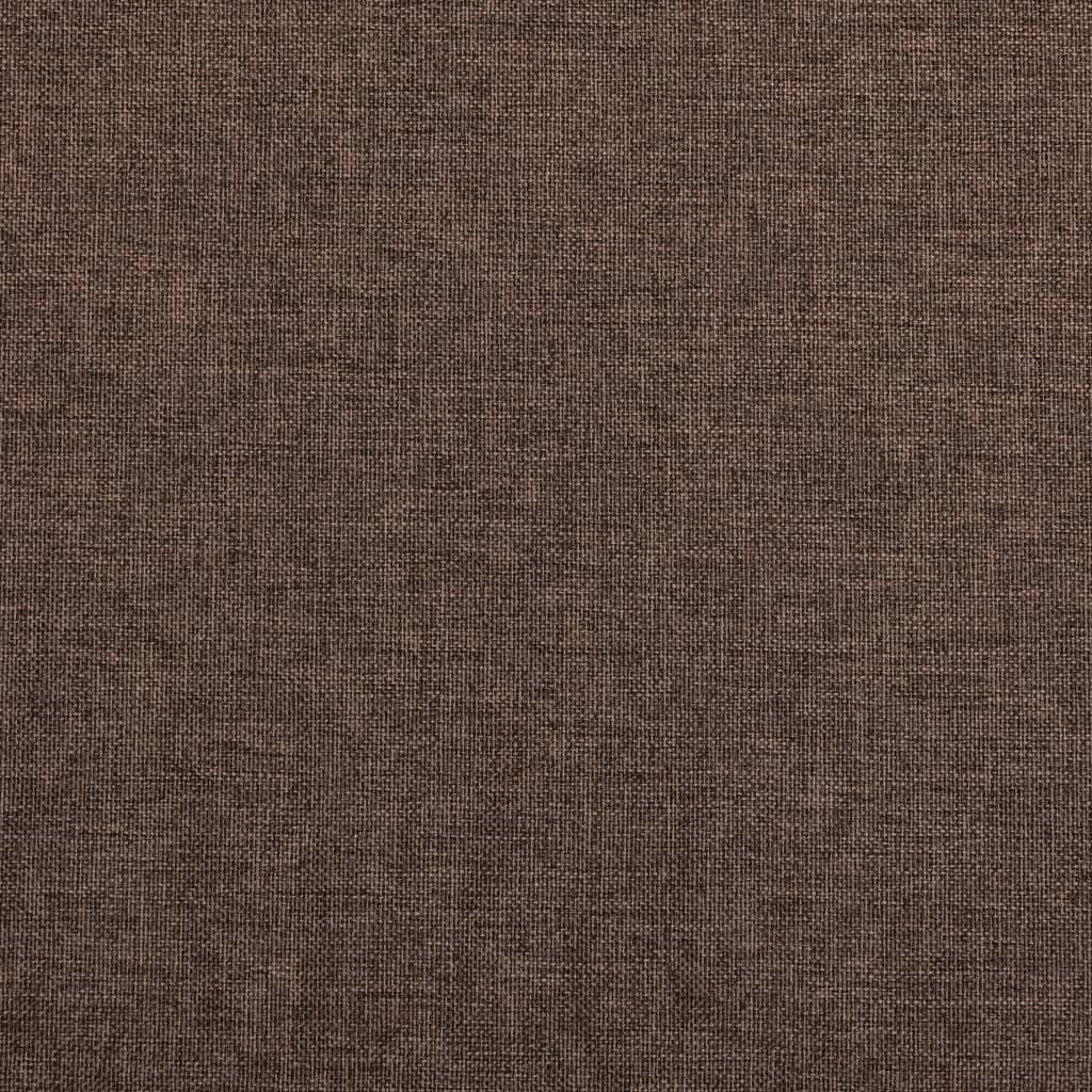 Linen-Look Blackout Curtain with Grommets Taupe 290x245cm