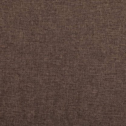 Linen-Look Blackout Curtain with Grommets Taupe 290x245cm
