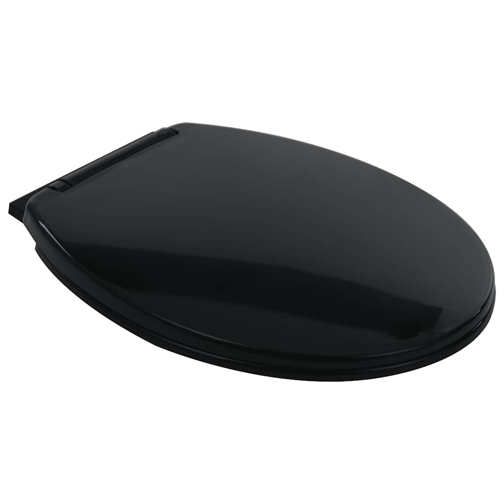 Rimless Toilet 7 cm Elevated Height Soft Close Ceramic Black