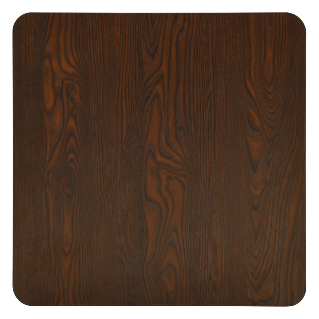 Bistro Table Dark Ash 50x50x107 cm