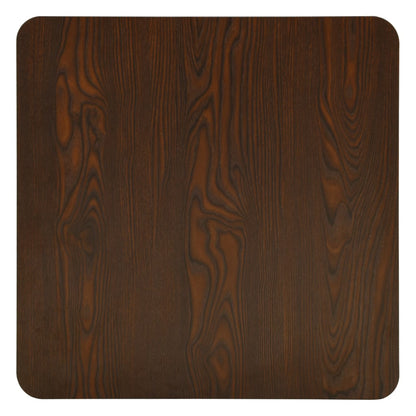 Bistro Table Dark Ash 50x50x107 cm