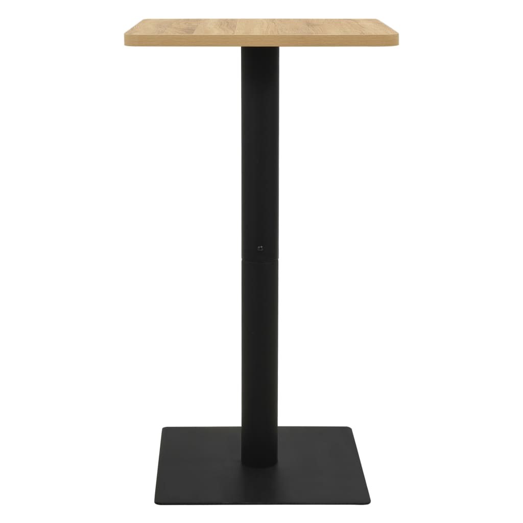 Bistro Table Oak Colour 50x50x107 cm