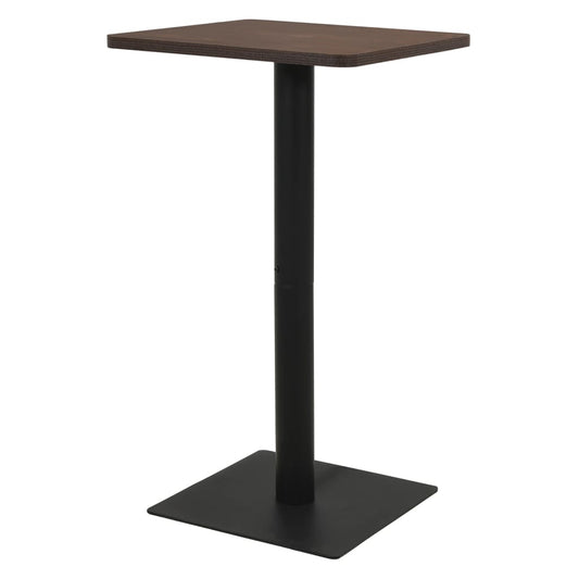 Bistro Table Dark Ash 60x60x107 cm