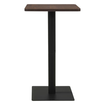 Bistro Table Dark Ash 60x60x107 cm