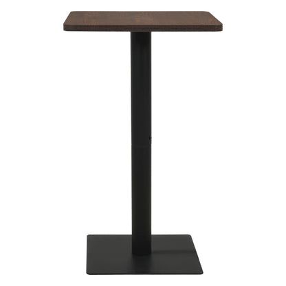 Bistro Table Dark Ash 70x70x107 cm