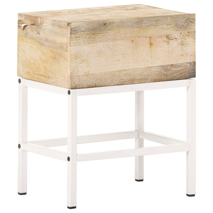 Bedside Table 40x30x50 cm Solid Mango Wood