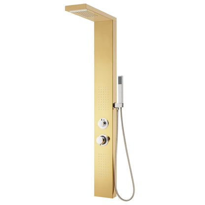 Shower Panel System Stainless Steel 201 Gold
