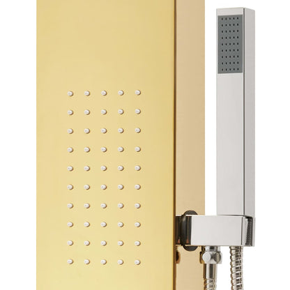 Shower Panel System Stainless Steel 201 Gold
