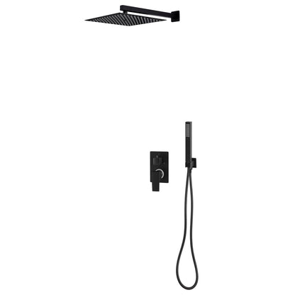 Shower System Stainless Steel 201 Black