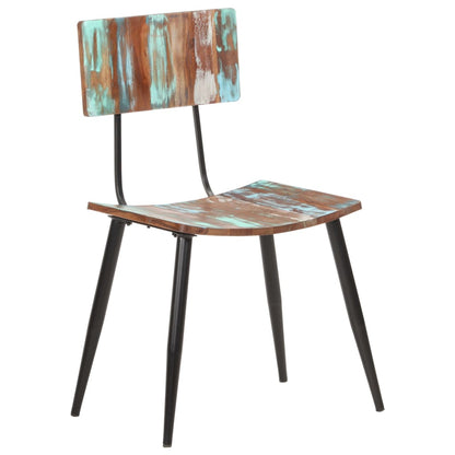 Dining Chairs 4 pcs Solid Reclaimed Wood