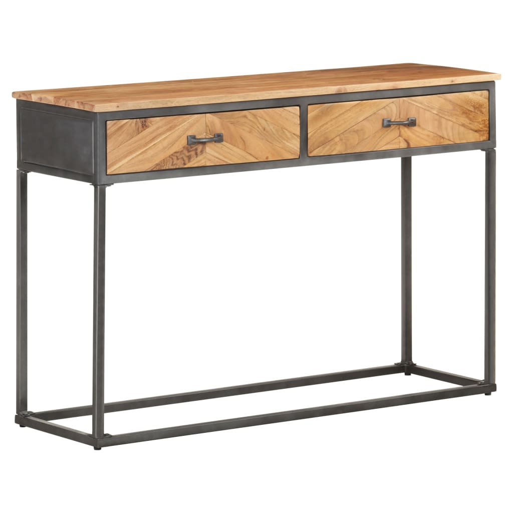 Console Table 110x35x75 cm Solid Acacia Wood