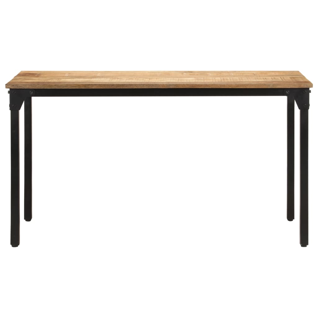 Dining Table 140x70x76 cm Rough Mango Wood