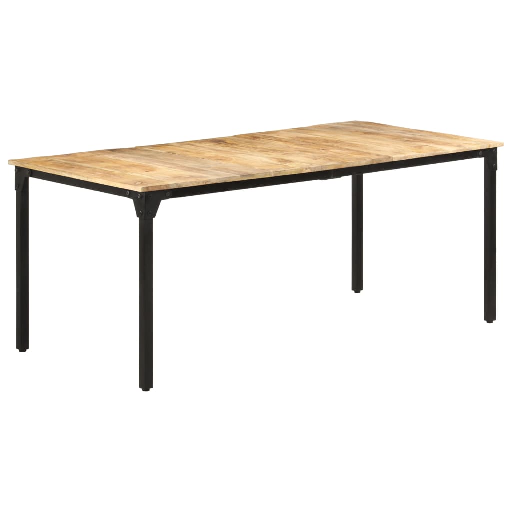 Dining Table 180x90x76 cm Rough Mango Wood