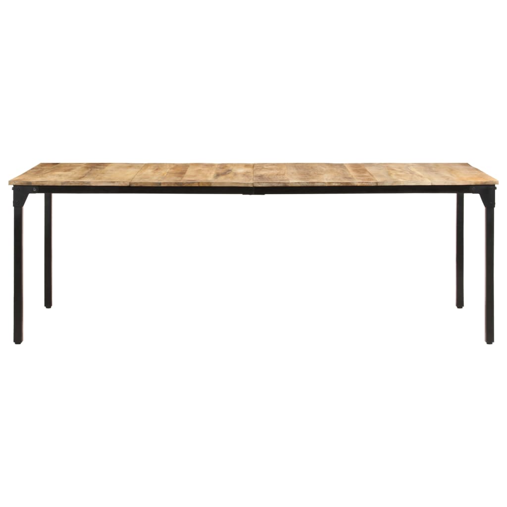 Dining Table 220x100x76 cm Rough Mango Wood