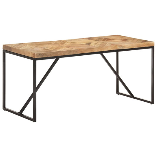 Dining Table 160x70x76 cm Solid Acacia and Mango Wood