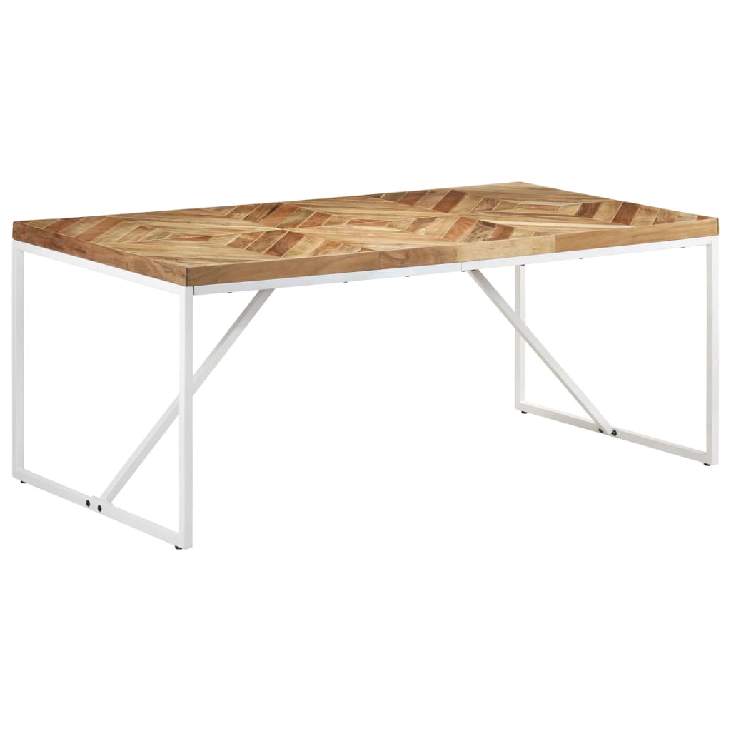 Dining Table 180x90x76 cm Solid Acacia and Mango Wood