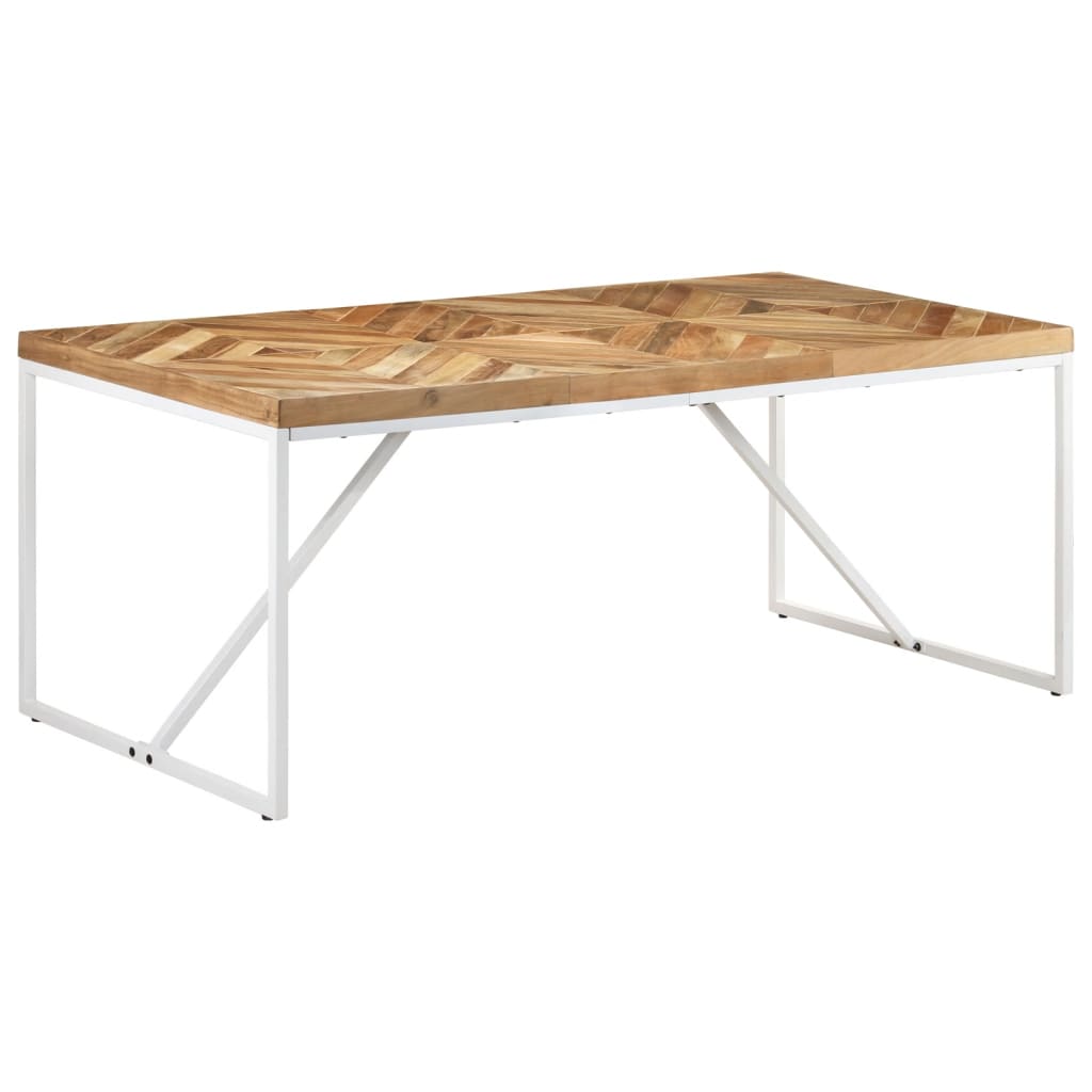 Dining Table 180x90x76 cm Solid Acacia and Mango Wood