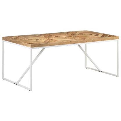 Dining Table 180x90x76 cm Solid Acacia and Mango Wood