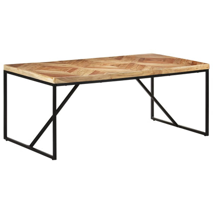 Dining Table 180x90x76 cm Solid Acacia and Mango Wood