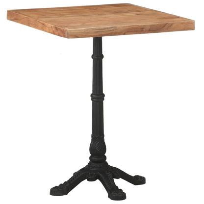 Bistro Table 60x60x76 cm Solid Acacia Wood