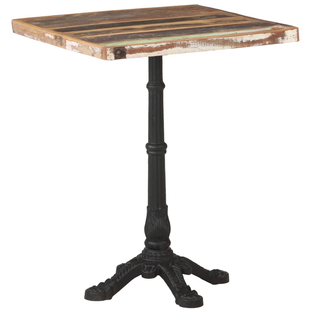 Bistro Table 60x60x76 cm Solid Reclaimed Wood