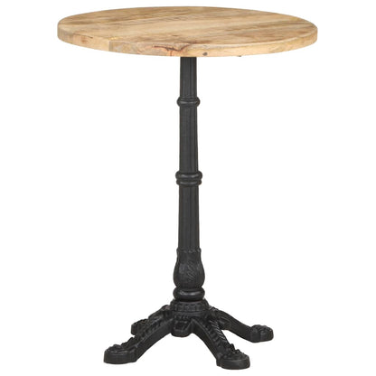 Bistro Table Ø60x76 cm Rough Mango Wood