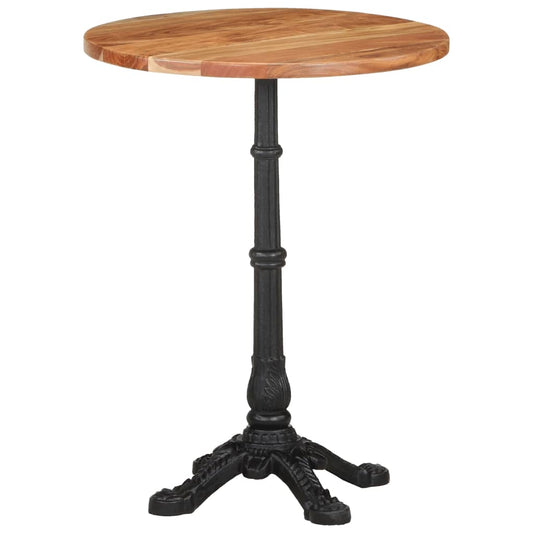 Bistro Table Ø60x76 cm Solid Acacia Wood