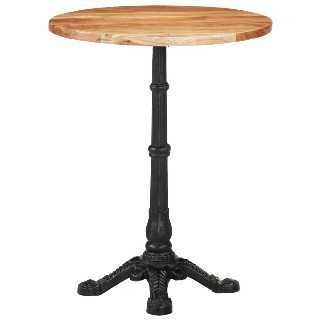 Bistro Table Ø60x76 cm Solid Acacia Wood