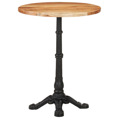 Bistro Table Ø60x76 cm Solid Acacia Wood