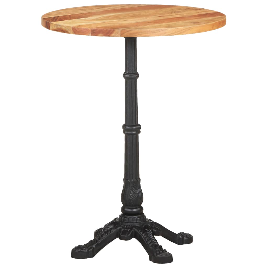 Bistro Table Ø60x76 cm Solid Acacia Wood