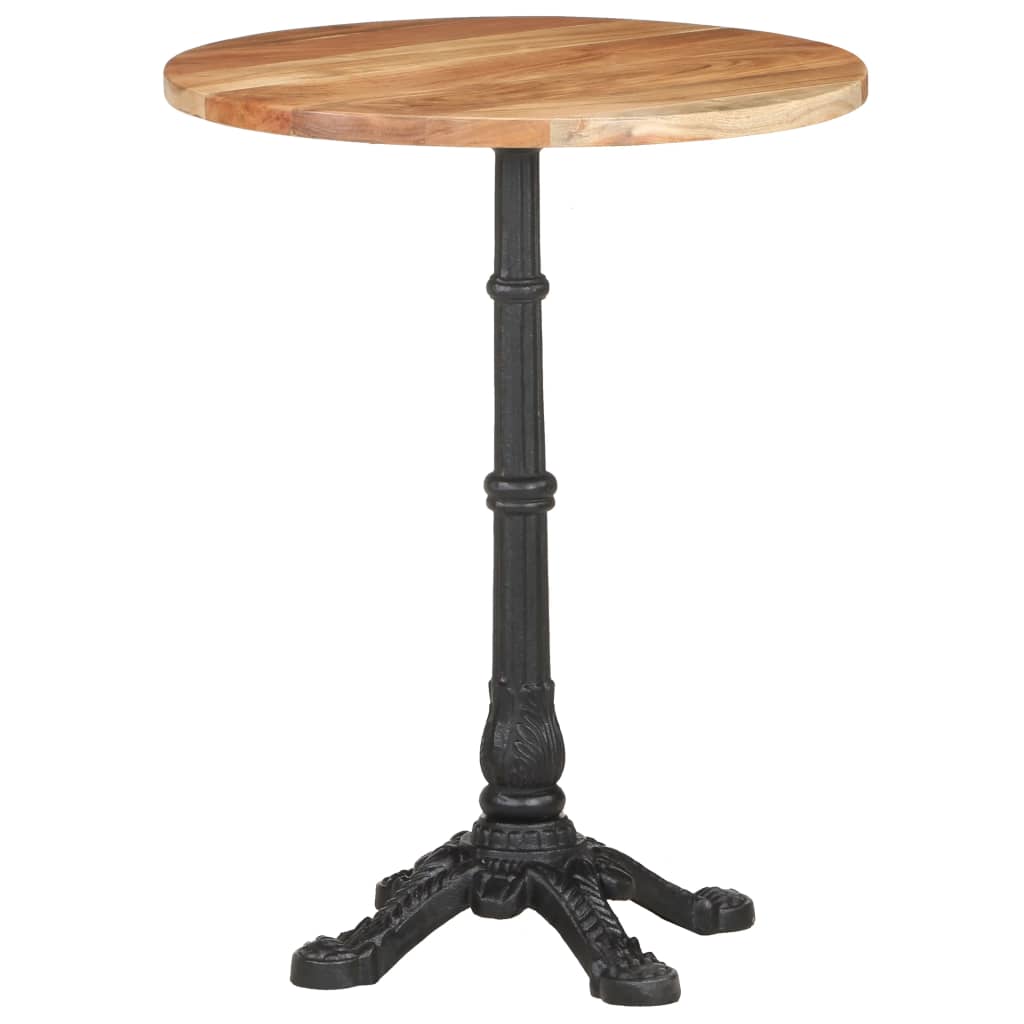 Bistro Table Ø60x76 cm Solid Acacia Wood