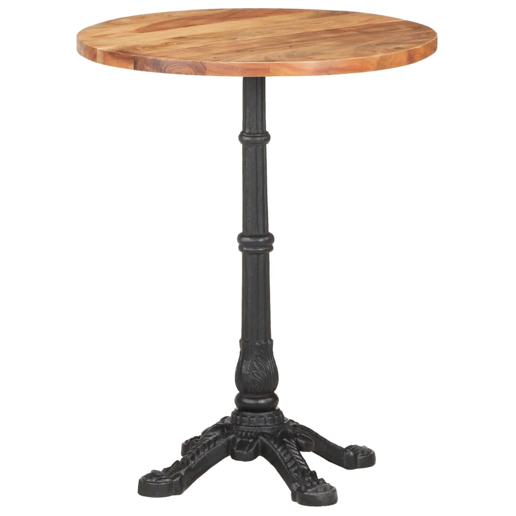 Bistro Table Ø60x76 cm Solid Acacia Wood