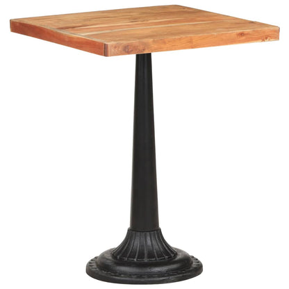 Bistro Table 60x60x76 cm Solid Acacia Wood