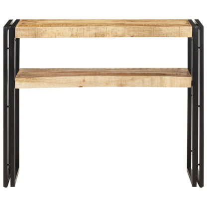 Console Table 90x30x75 cm Rough Mango Wood