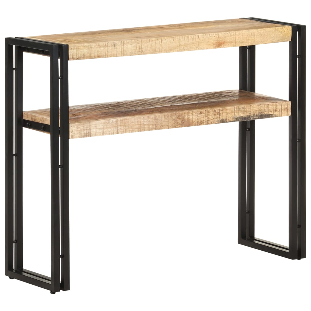 Console Table 90x30x75 cm Rough Mango Wood