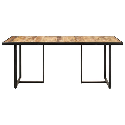 Dining Table 160 cm Rough Mango Wood