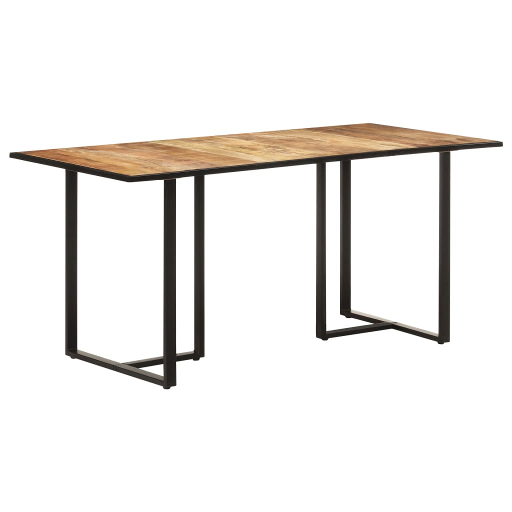 Dining Table 160 cm Rough Mango Wood