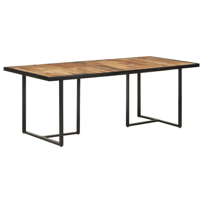 Dining Table 200 cm Rough Mango Wood