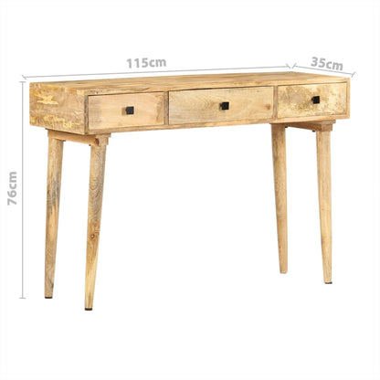 Console Table 115x35x76 cm Solid Mango Wood