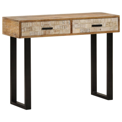 Console Table 100x30x75 cm Solid Mango Wood