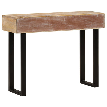 Console Table 100x30x75 cm Solid Mango Wood