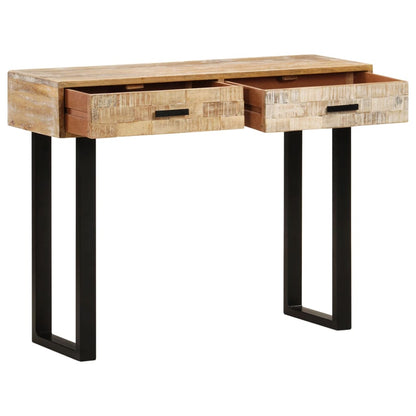 Console Table 100x30x75 cm Solid Mango Wood