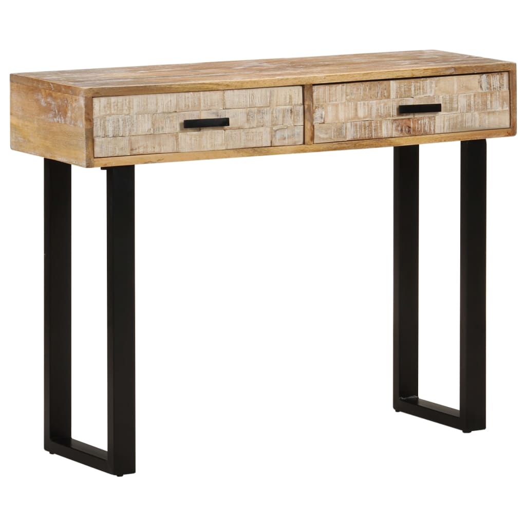 Console Table 100x30x75 cm Solid Mango Wood