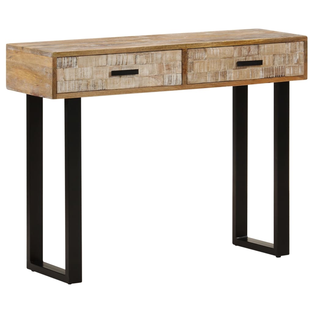 Console Table 100x30x75 cm Solid Mango Wood