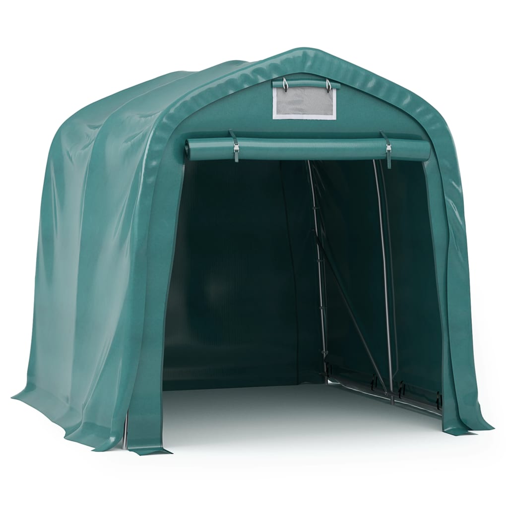 Garage Tent PVC 2.4x2.4 m Green