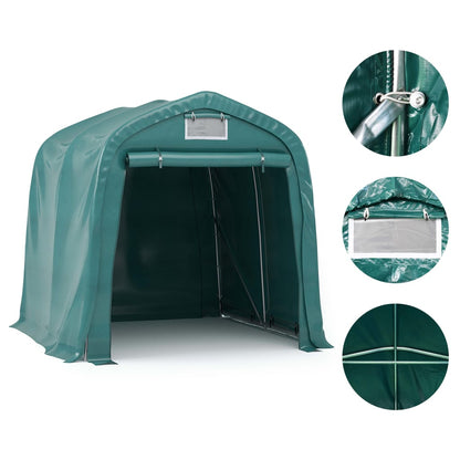 Garage Tent PVC 2.4x2.4 m Green