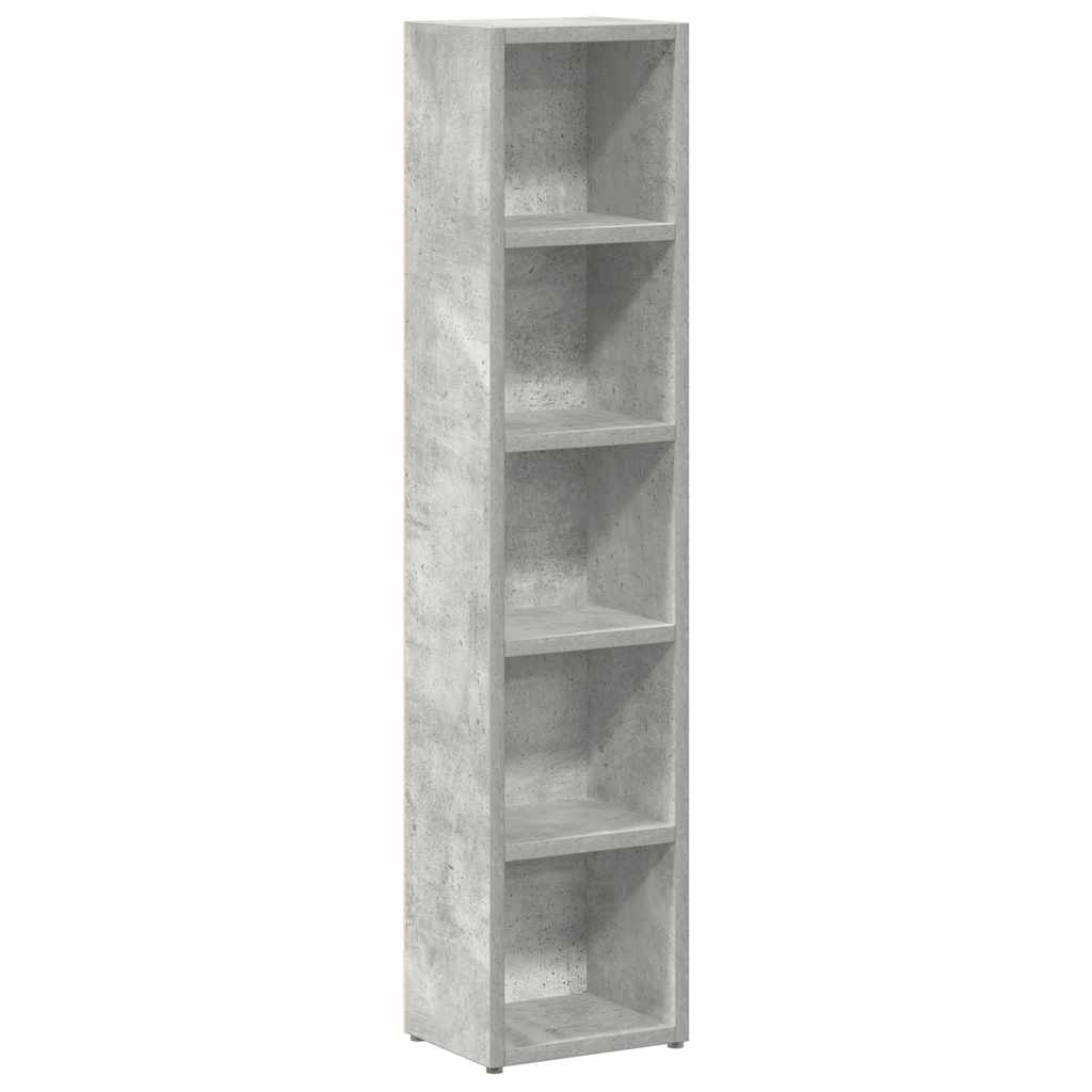 CD Cabinets 2 pcs Concrete Grey 21x16x93.5 cm Engineered Wood