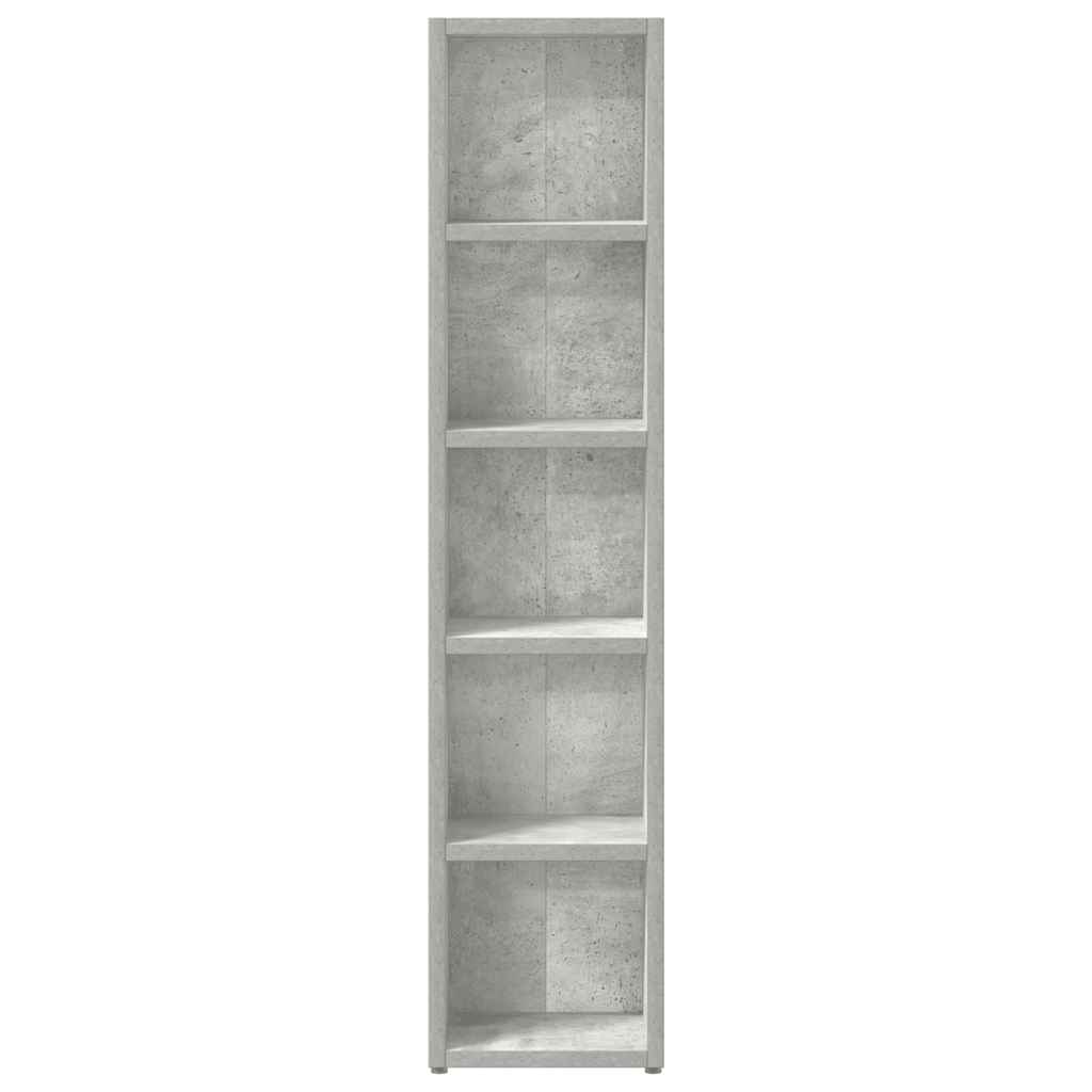 CD Cabinets 2 pcs Concrete Grey 21x16x93.5 cm Engineered Wood