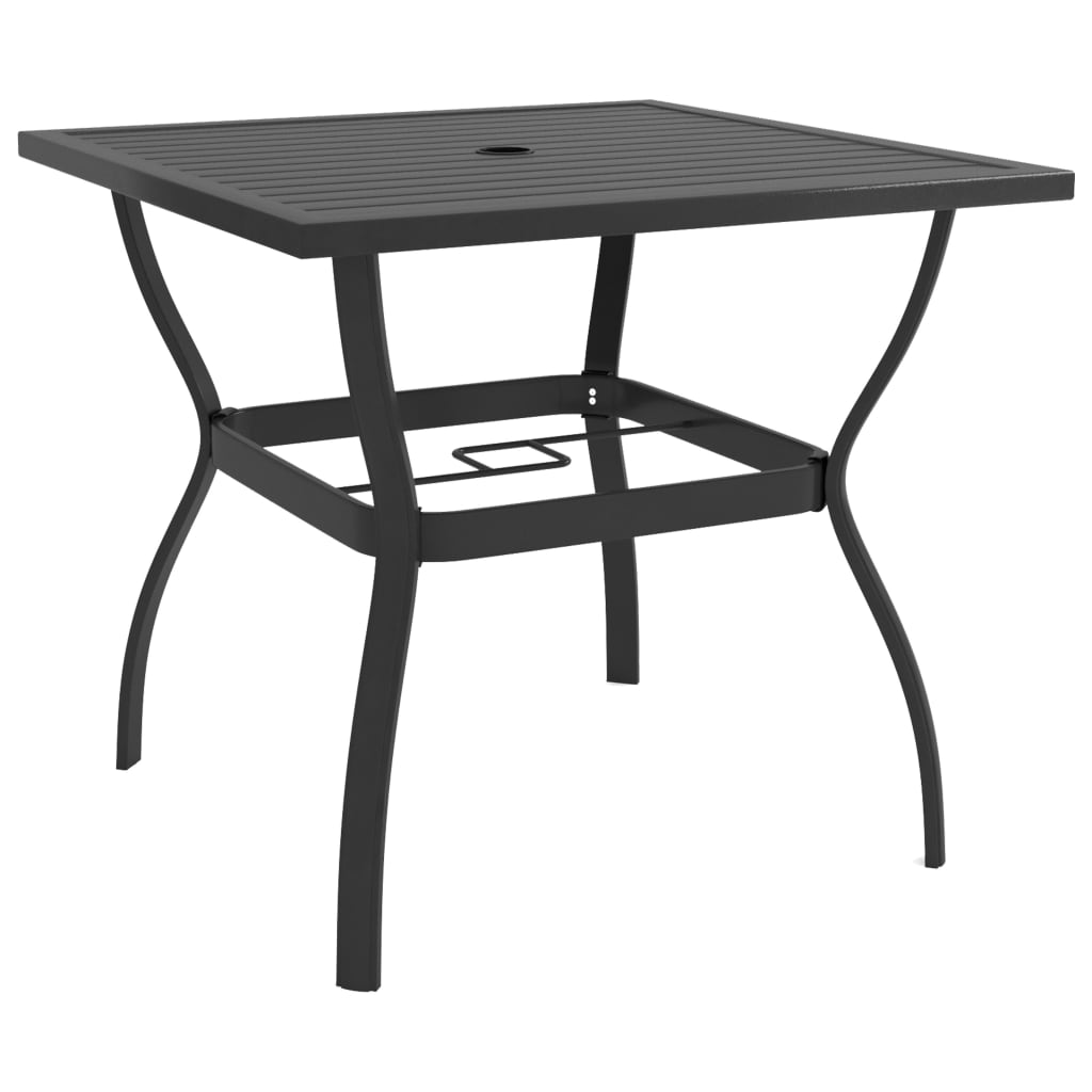 Garden Table Anthracite 81.5x81.5x72 cm Steel